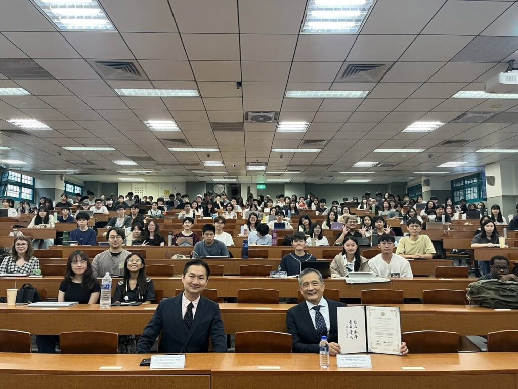 ICCT President Lee at NTU